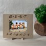 Фоторамка из дерева с гравировкой Friends