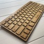Дерев'яна бездротова клавіатура Slim Keyboard Wood